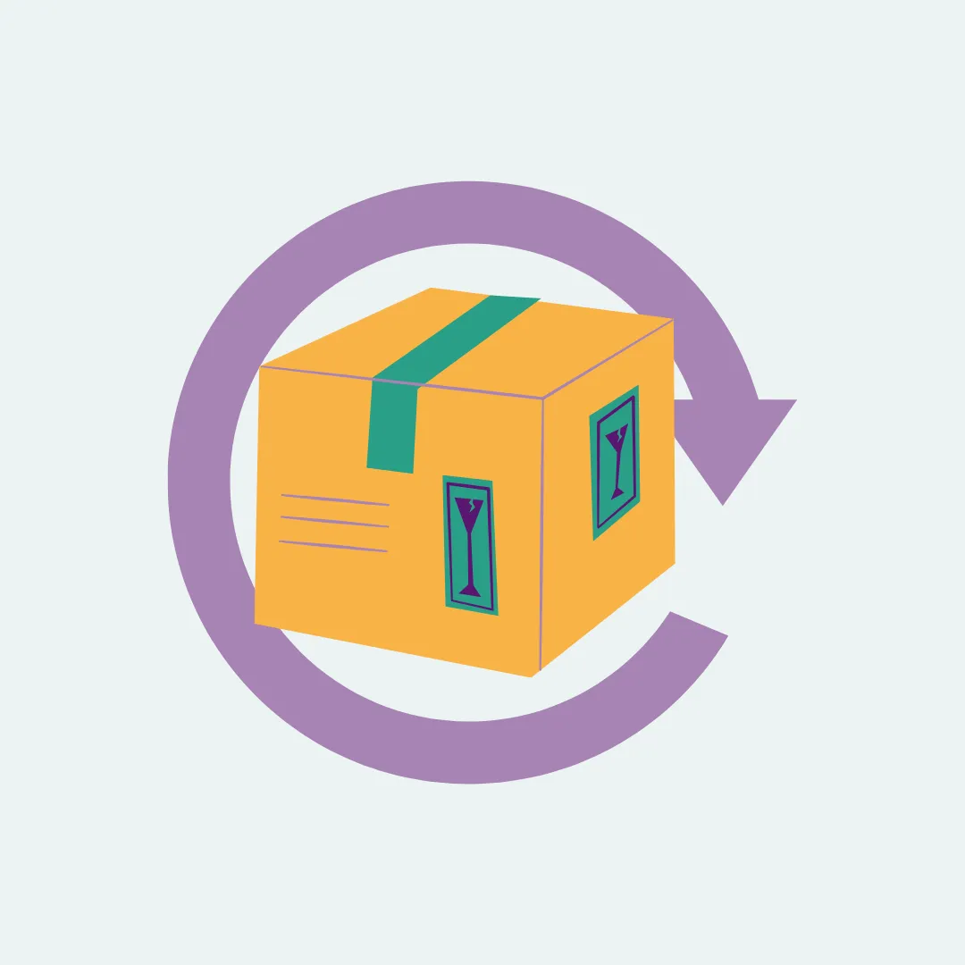 Icon für kostenlosen Rückversand